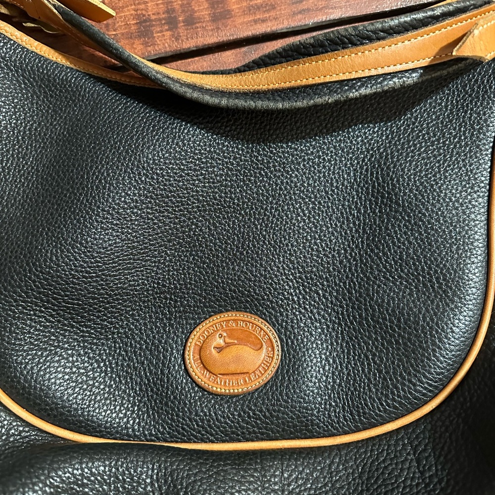 Dooney & Bourke Black Leather Shoulder Bag